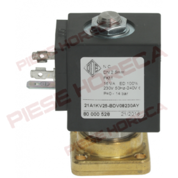 Electrovalva ODE cu flansa patrata 25-F39, serie 21A1KV25, bobina BDV08230AY la 230-240V 