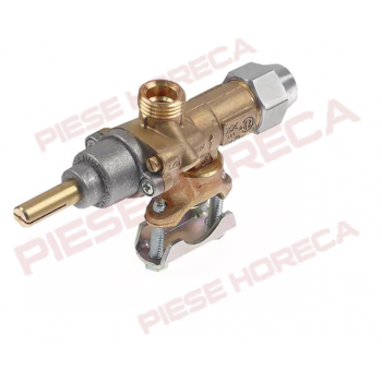Robinet gaz PEL 20S, montare pe teava de gaz cu flansa, fara iesire flacara pilot,  pentru aragaz, gratar, plita 