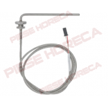 Sonda, senzor de temperatura Pt100, mufa cu 2 fire pentru cuptor patiserie, convectomat Tecnoeka 