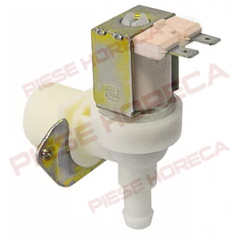 Electrovalva apa din plastic simpla cu intrare de ¾” si iesire verticala de 11.5mm, alimentata la 230V