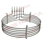 Rezistenta cuptor Rational cu puterea de 9000W, alimentare 400V, diametrul exterior 453mm, montare exterioara