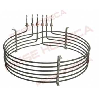 Rezistenta cuptor Rational cu puterea de 9000W, alimentare 400V, diametrul exterior 453mm, montare exterioara