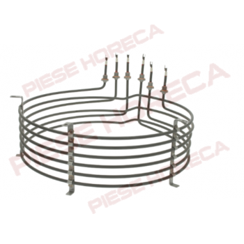 Rezistenta cuptor Rational cu puterea de 9000W, alimentare 230V, diametrul exterior 400mm, montare interioara