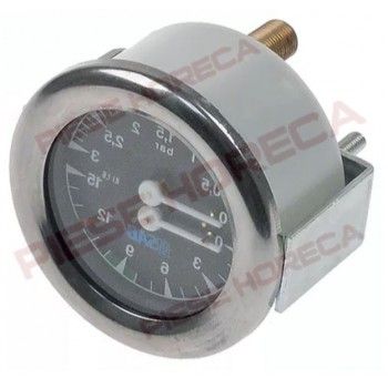 Manometru presiune espressor doua scale de 0-3/ 0-15bar pentru SAB-Italia, SV-Italia