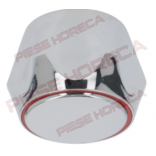 Rozeta actionare robinet apa calda din plastic cromat