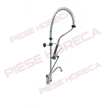Baterie prespalare, inaltime 1100mm cu dus si pipa spalator