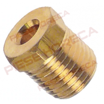Conector teava ø 4mm cu filet de M10x1