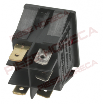 Intrerupator basculant rosu cu indicator tensiune, 16A, 250V