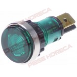 Lampa indicatoare tensiune ø12mm verde