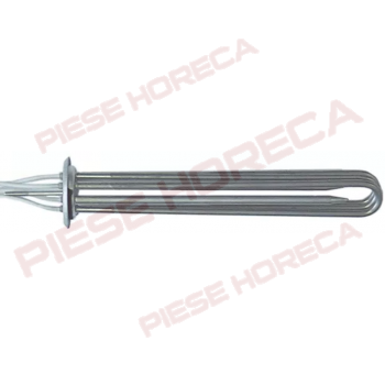 Rezistenta cu flansa rotunda, putere 3000W, alimentata la 230V, lungime 265mm