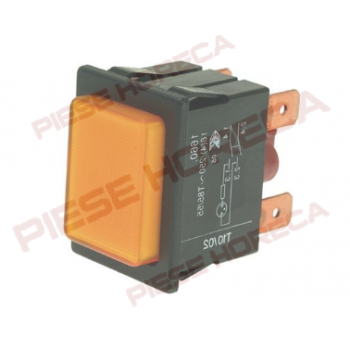 Intrerupator galben cu retinere iluminat, Colged, Elettrobar