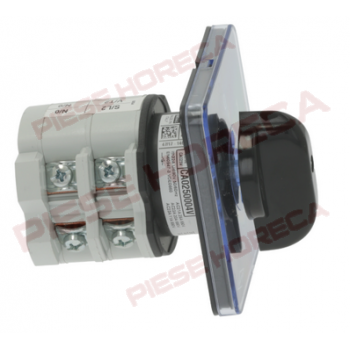 Comutator general, rotativ 25A, 600V, 2 pozitii, 0-1, pentru Comenda