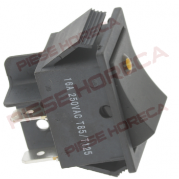 Intrerupator basculant cu led portocaliu indicare tensiune