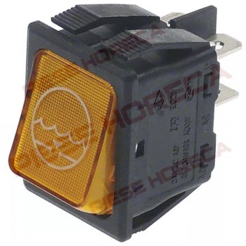 Intrerupator basculant fara retinere, 30x22mm, alimentare apa 