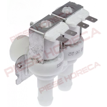 Electrovalva plastic, dubla alimentare apa, intrare de 3/4", 230V