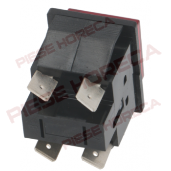 Intrerupator patrat rosu iluminat espressor Faema, Cimbali