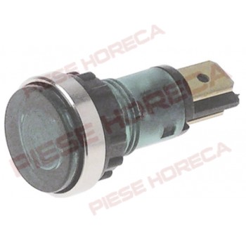 Lampa indicare tensiune, verde, ø12mm, 400V
