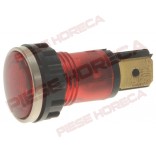 Lampa indicare tensiune, rosie ø12mm, 400V