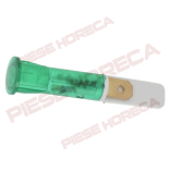 Lampa indicare tensiune, verde, ø10mm, 400V