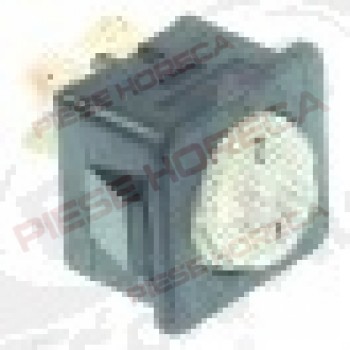 Intrerupator basculant 25x25 mm, 2 poli