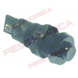 Intrerupator cu revenire, distanta montare 16.2mm, negru,1NO 250V 2A