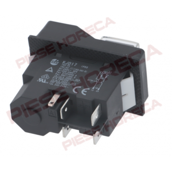 Intrerupator KJD17, 230-250V pentru feliatoare, malaxoare, masini tocat carne Fimar, Bartscher, Sirman