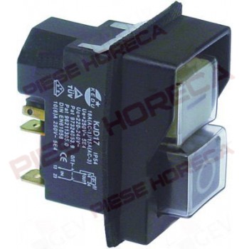 Intrerupator KJD17, 230-250V pentru feliatoare, malaxoare, masini tocat carne Fimar, Bartscher, Sirman