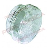 Sticla, lentila, lampa cuptor, filet- Ø62mm, exterior de Ø74mm, inaltime-46mm. Pentru codul 357078, 359022