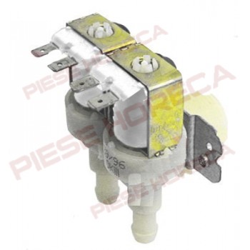 Electrovalva dubla unghiulara masina de spalat vase ATA, ADLER, ANGELO-PO, COMENDA, alimentare 230V, intrare ¾”, iesire-11,5mm, deschidere nominala(DN)-10mm