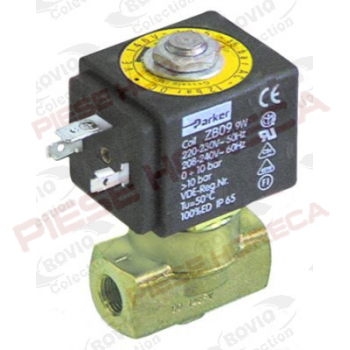Electrovalva PARKER serie tip VE-146, DN (deschidere nominala) - 2,5mm, bobina tip ZB09, alimentare 24V/AC, conectare intrare/iesire- 1/8”, termperatura de lucru -20° la 130 °C 