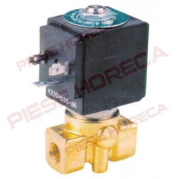 Electrovalva ODE tip 21A mașina spălat vase Comenda, 2 cai,  conexiune 1/8",  bobina tip BDA