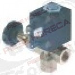Electrovalva reglabila, 2 cai, 230 V, racorduri 1/8", L 64 mm