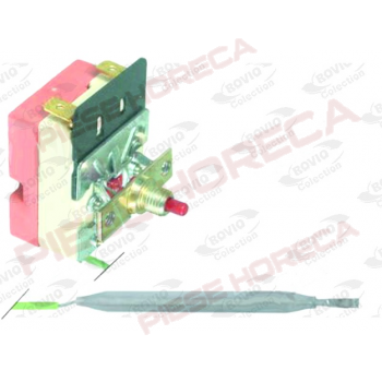 Termostat de siguranta cu declansare la 110oC, 1contact(1pol), 16A, lungime senzor 98mm si diamtrul de 6mm, lungime tub capilar 2930mm