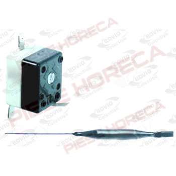 Termostat de siguranta cu rearmare pentru friteuza Roller-Grill, Silex, t. max. 230◦C, 16A, 1 pol. Se utilizeaza pentru toate tipurile de friteuze de capacitate mica