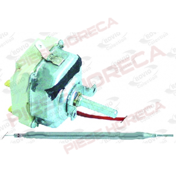 Termostat de lucru (cu reglaj) Temperatura maxima 180 grade C, temperaturi de lucru 100-180 grade C, 3poli (contacte), 16A, pentru friteuza.