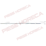 Senzor temperatura tip PT1000, pentru cuptoare convectie, ZANUSSI, ELECTROLUX, JUNO, THERMA, cablu siliconic 1800MM, dimensiuni senzor 4x70mm