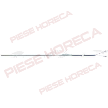 Senzor temperatura tip PT1000, pentru cuptoare convectie, ZANUSSI, ELECTROLUX, JUNO, THERMA, cablu siliconic 1800MM, dimensiuni senzor 4x70mm