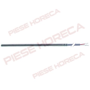 Senzor temperatura cuptor pizza Mastro, Zanolli, cablu Vetrotex, temperatura senzor -50 up to +750°C, diametru senzor 6x200mm