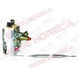 Termostat de siguranta 230 grade C, 16A, 1 contact, diametru sensor 6mm, lungime sensor 74mm, lungime capilar 600mm