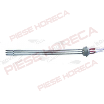 Rezistenta 9000W, alimentare 230V, 3 circuite, L 430mm W 32mm H 26mm tube Ø¸ 6,3mm