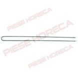 Rezistenta grill electric, salamandra Palux si Eloma 1000W 230V 1 circuit, lungime 700mm, latime 64mm, conexiune papuci tata 6.3mm