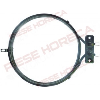 Rezistenta pentru grill Bertos 2500 W, 230 V, 1 circuit, ø 185mm ED ø 198mm L 212mm H 30mm L1 17mm