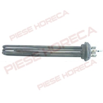 Rezistenta boiler putere 8000W, alimentare 230V, 3 grupuri de rezistente pe flansa cu filet de 2”, lungime 305mm, dimensiuni teaca termostat 5x285mm. Pentru EMMEPI 