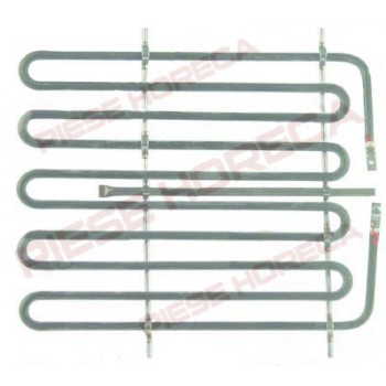 Rezistenta grill, putere 850W, alimentare 230V, Lungime 254mm, Latime 202mm, Inaltime 25mm, teaca pentru senzorul termostatului dispusa central. Pentru grill FABA.