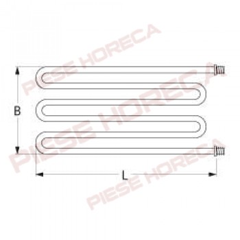 Rezistenta 1600W pentru BainMarie, grill  CF-Cenedese