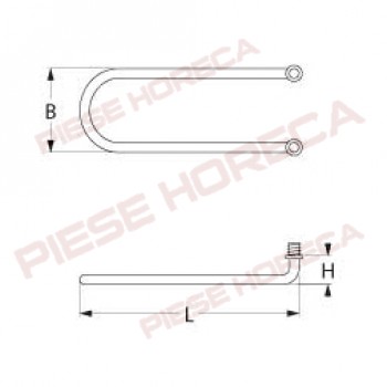 Rezistenta 2000W masina de spalat vase ARISTARCO