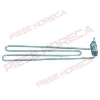 Rezistenta cuva de spalare pentru masina de spalat vase FAGOR model FI48, putere 2800W, alimentare 230V, lungime 370mm, latime 102mm, flansa de 70x18mm