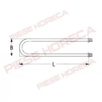 Rezistenta 1800 W pentru cuptor pizza