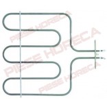 Rezistenta cuptor MBM, putere 1500W, alimentare 230V, 3varfuri, lungime-350mm, latime-510mm, dimensiuni flansa-  100x22mm, distanta intre gaurile de fixare 86mm