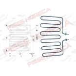 Rezistenta 2800 W, 230 V